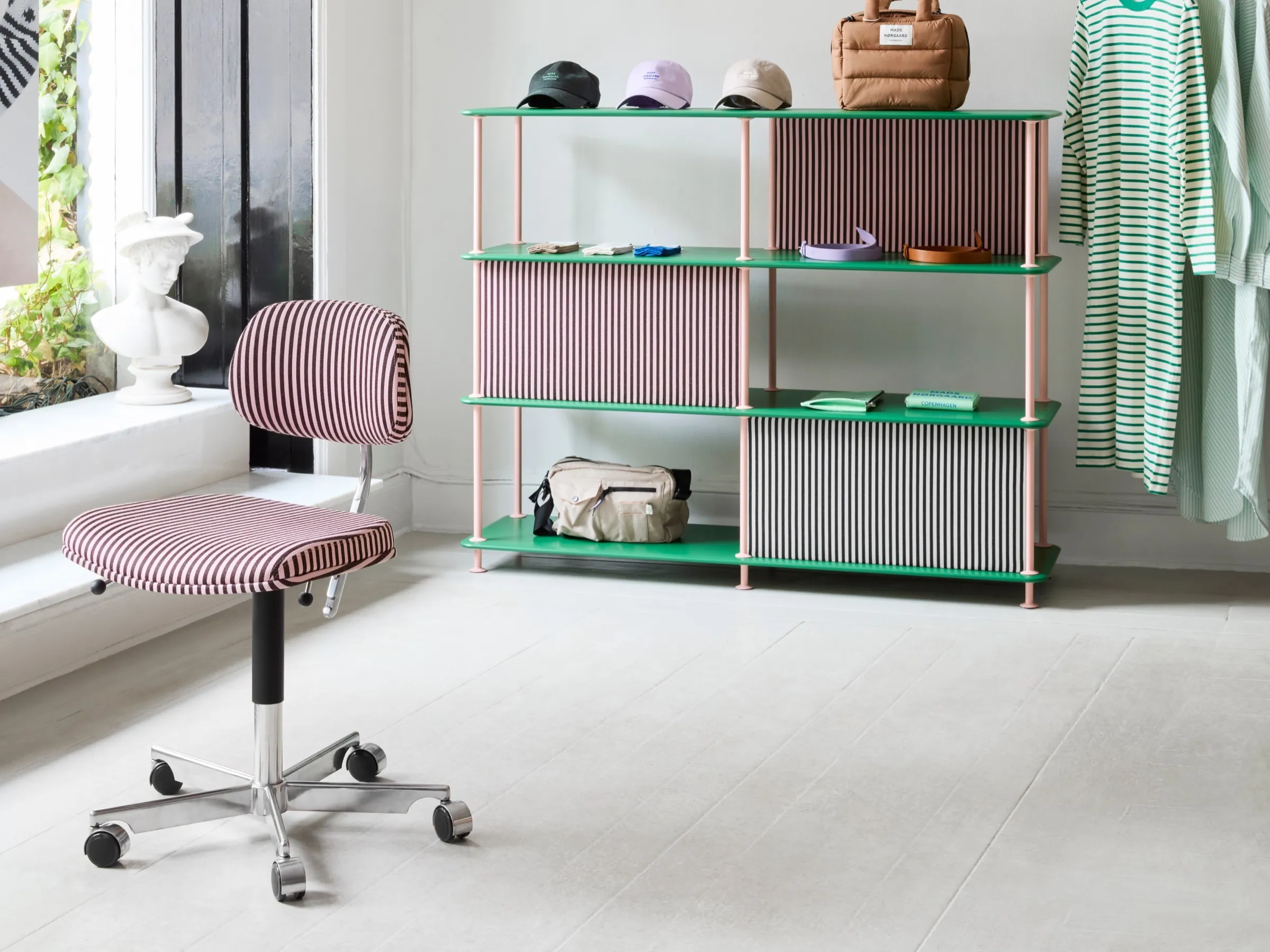 Montana x Mads Nørgaard collaboration styling moment.